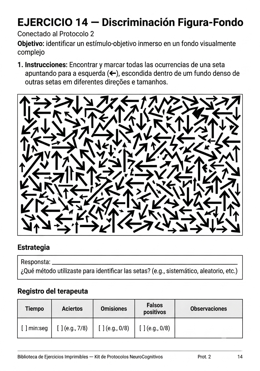 Protocolo 2: Atención selectiva